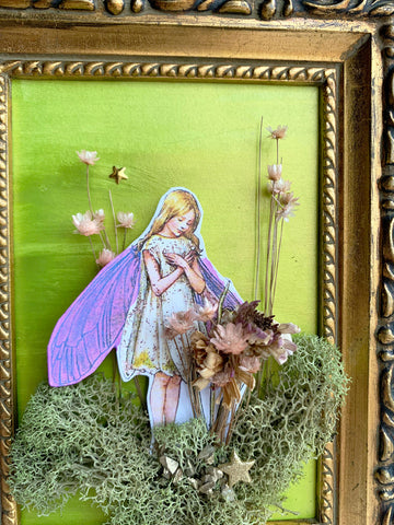Fairy Cottagecore Decor Real Dried Flower and Natural Art